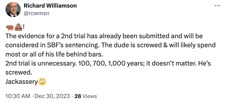 Crypto users weigh in on Sam Bankman-Fried’s prison time ahead of sentencing memo