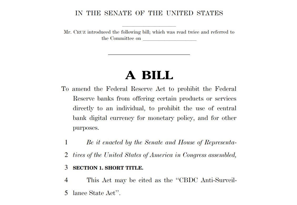 US senators oppose Joe Biden’s CBDC plans