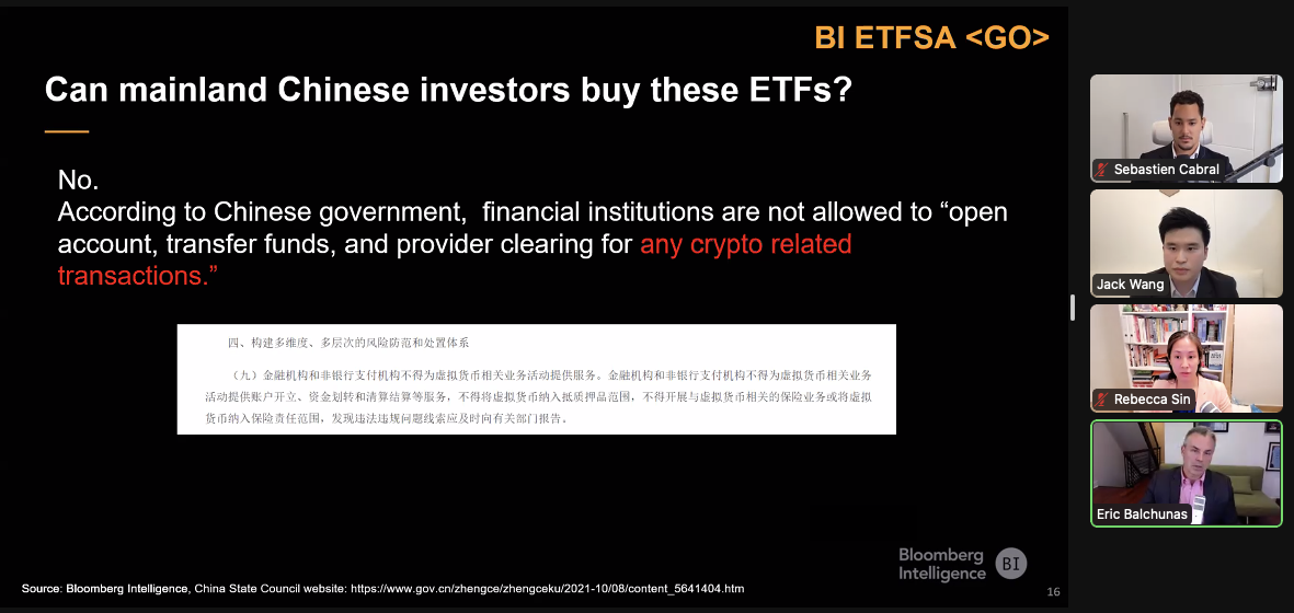 Mainland China investors won’t be able to buy Hong Kong Bitcoin ETFs