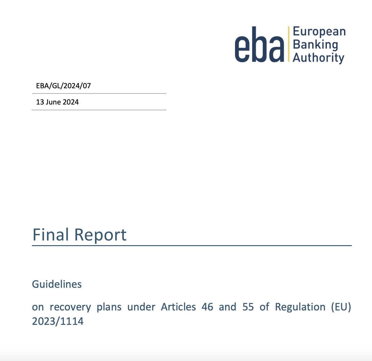 MiCA regulation takes shape under EBA’s newest guidelines