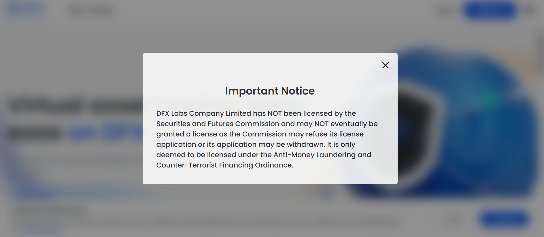 DFX Labs clears Hong Kong’s AML requirement for crypto license