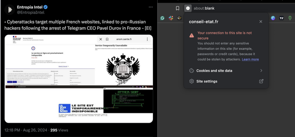 Cyberattacks target French government websites: Report