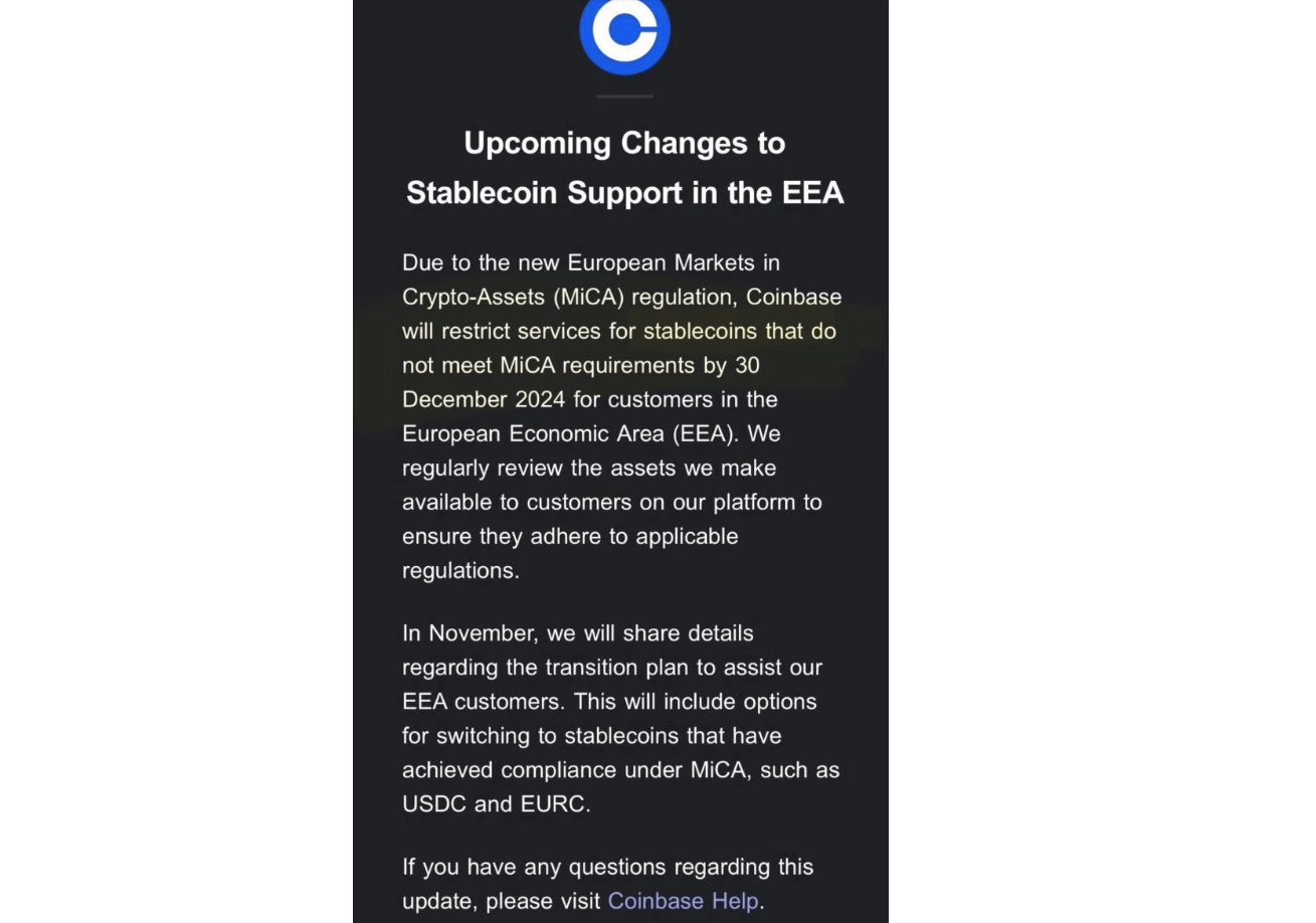 Is Tether’s USDT stablecoin ‘noncompliant’ with EU’s MiCA regulations?