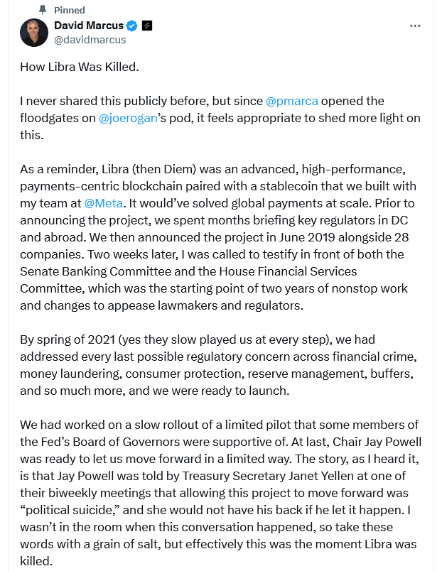 Death of Meta’s stablecoin project was ‘100% a political kill’ — Ex Diem boss