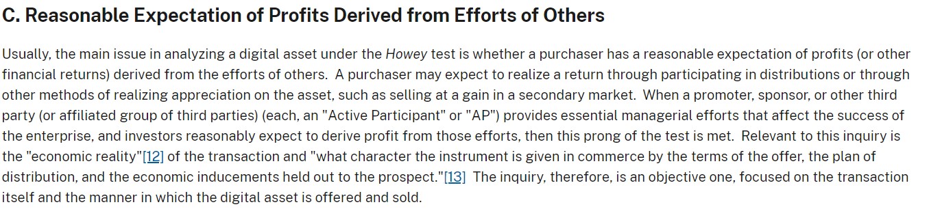 Howey Test application according to the SEC Potential charges Haliey Welch could face if SEC probes HAWK launch