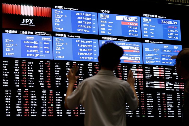 Stocks fall on Trump’s auto tariffs, China bucks the trend