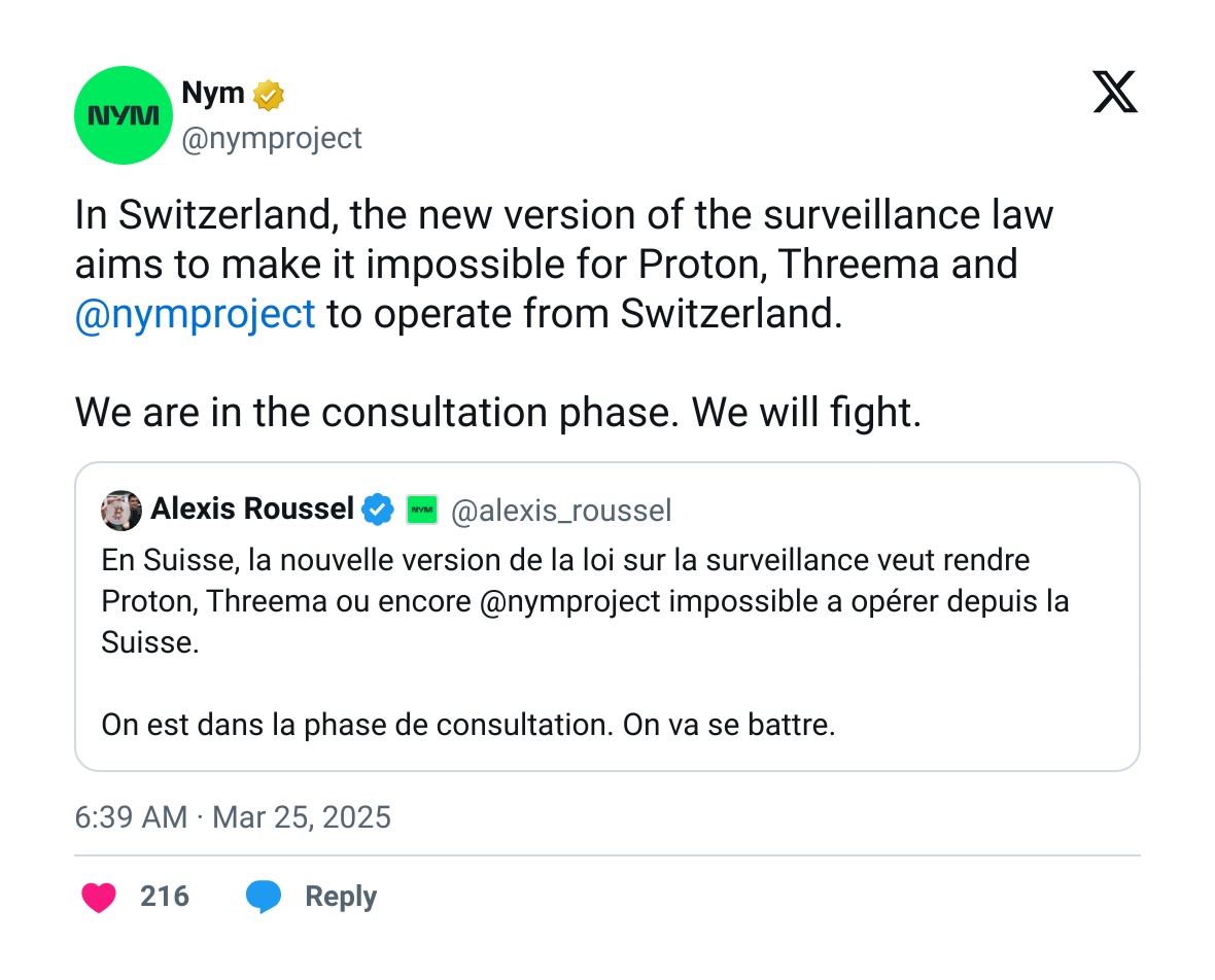 Crypto projects prepare to battle for privacy in Switzerland