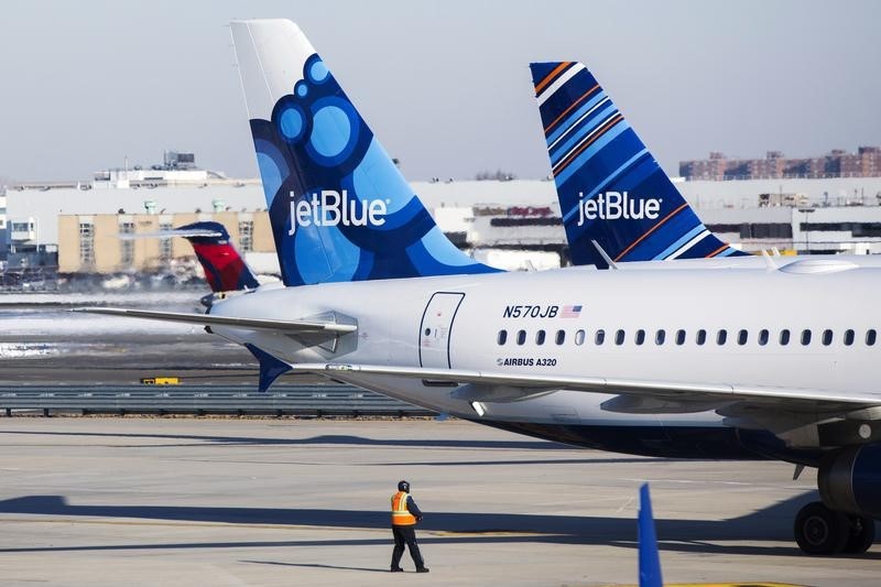 JetBlue downgraded as risk/reward now more balanced: Raymond James