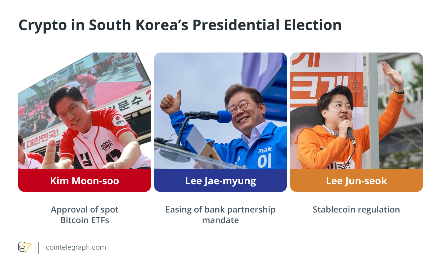 South Korea crypto industry to win no matter snap election outcome